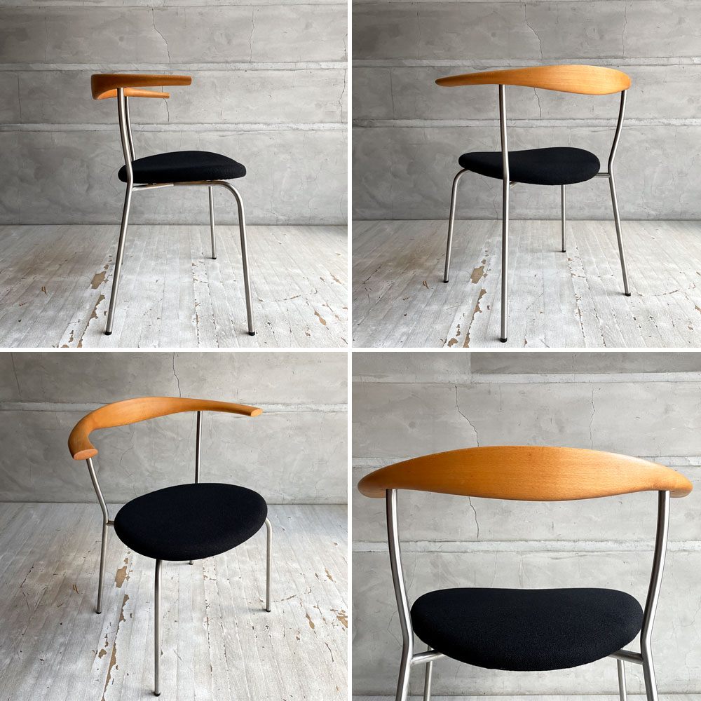 PPモブラー PP mobler PP701 ミニマルチェア Minimal Chair ダイニングチェア ビーチ無垢材 一本木笠木 別注モデル オイル仕上げ ウェグナー 希少 ♪