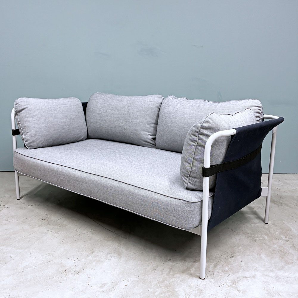 ヘイ HAY キャンソファ CAN SOFA 2シーター ソファ ロナン＆エルワン・ブルレック Ronan & Erwan Bouroullec グレー ファブリック 北欧モダン ◎