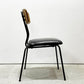 ジャーナルスタンダードファニチャー journal standard Furniture j.s.F ヘンリー HENRY ダイニングチェア PVCレザー アイアン 廃番 B ●