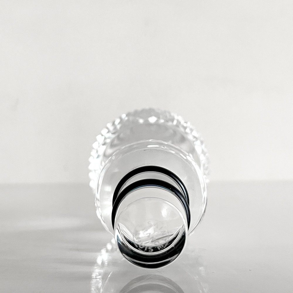 サンルイ SAINT-LOUIS ボトルキャップ ワインストッパー クリスタルガラス 箱付き 未使用品 フランス ■