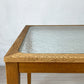 トラックファニチャー TRUCK FURNITURE GT SIDE TABLE サイドテーブル コーヒーテーブル ナラ無垢材 ガラス天板 定価￥53.900- ★