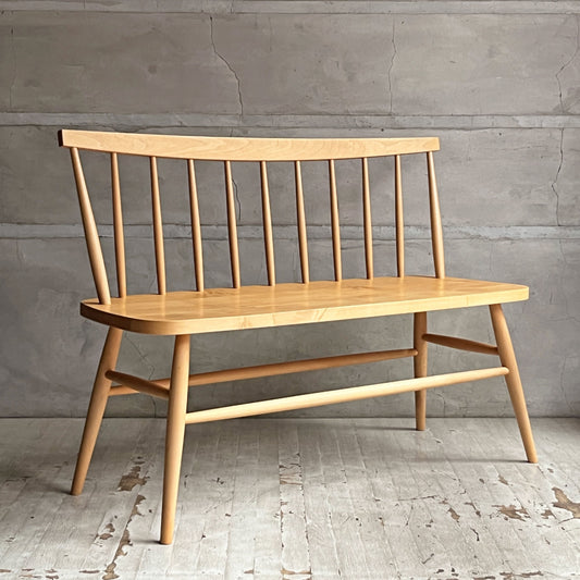 モモナチュラル MoMo natural マレ ST ベンチ  MARE ST BENCH アルダー材 ナチュラル カントリースタイル 定価 44,000- ♪