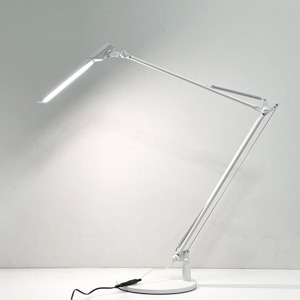 スワン電気 レディック エグザーム LEDIC EXARM スタンドライト LEX-966 WH ホワイト LED ベースタイプ 未使用 箱付 ●