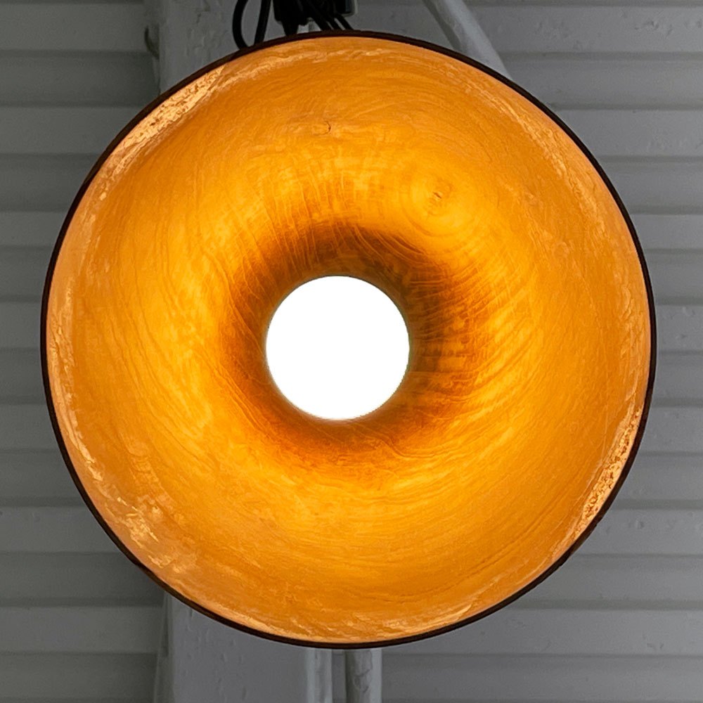 ダリールズ Dareels コーンウッドハンギングランプ CONE WOOD HANGING LAMP チーク古材 × スチール ペンダントライト 円錐 ◇