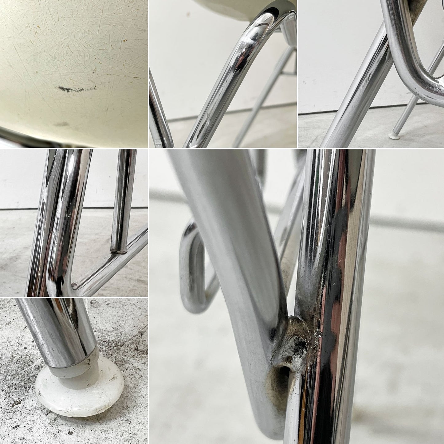 ハーマンミラー Herman Miller サイドシェルチェア セカンド 2nd ビンテージ アプホルスター スクールベース スタッキングベース 肘掛けテーブル付 イームズ ミッドセンチュリー A ●