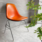 ハーマンミラー Herman Miller 2ndビンテージ サイドシェルチェア ナウガレザー FRP スタッキングベース イームズ ♪