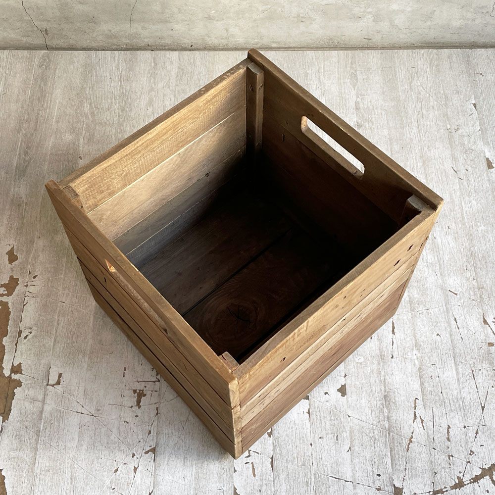 ジャーナルスタンダードファニチャー jopurnal standard Furniture カーペンター KARPENTER ルイスボックス LOUIS BOX ウッドボックス 収納ボックス スタッキング 古材 サイズL 4個セット♪