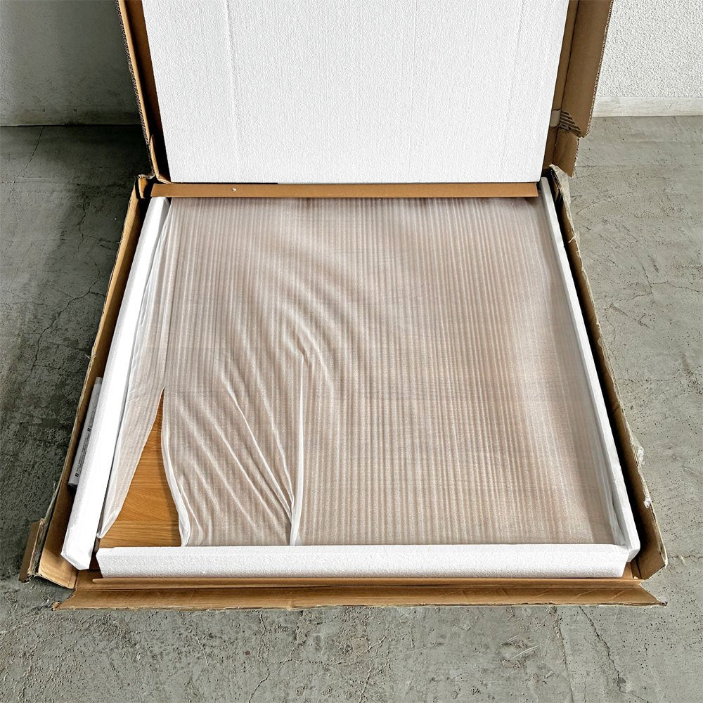 イデー IDEE マタン MATIN DINING TABLE 900 OAK ダイニングテーブル W90cm オーク材 ホワイトスチール脚 外箱付 澁谷一星 通常定価￥84,700- 未使用保管品 〓