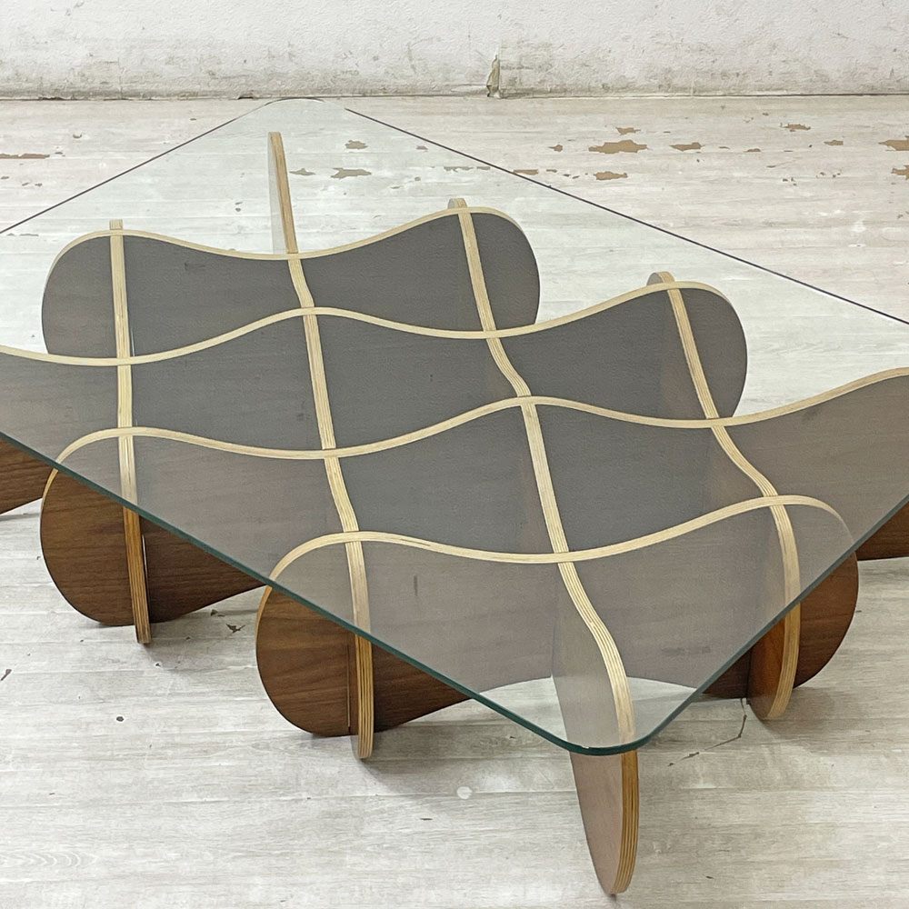イーアンドワイ E&Y マトリックス テーブル MATRIX TABLE ダークブラウン Lサイズ プライウッド アンドリュー・タイ ●