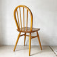 アーコール Ercol フープバックチェア ダイニングチェア スポークバック エルム材 UKビンテージ 英国家具 ★
