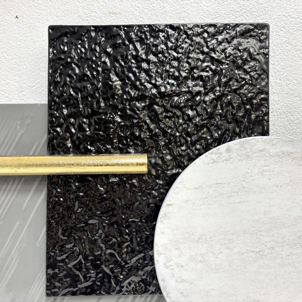 咲羅多 SAKURADA modern square mini アイアンウォールデコ 壁飾り 壁掛けインテリア W76cm  縦横展示可 ●