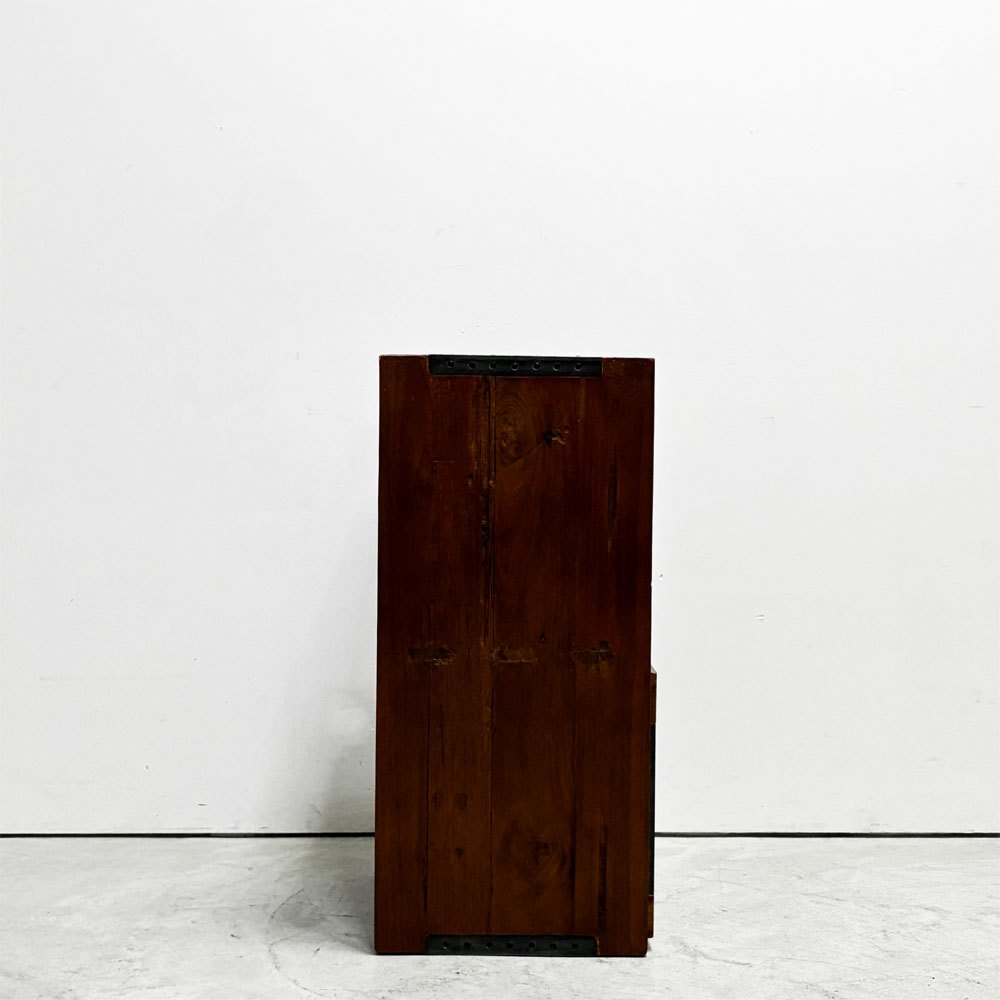 アクメ ファニチャー ACME Furniture トロイ TROY オープンシェルフ 2段 Sサイズ + トロイボックス TROY BOX L 収納 木箱 ボックス 1個セット チーク古材 インダストリアル 合計定価￥35,540- ●
