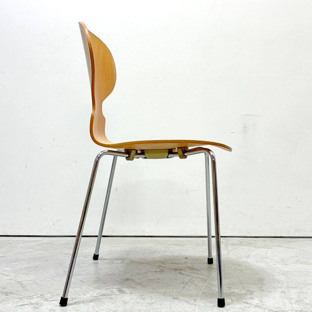 フリッツハンセン Fritz Hansen 3101 アリンコチェア アントチェア 4本脚 ナチュラルビーチ ラッカー仕上げ アルネ・ヤコブセン E ●