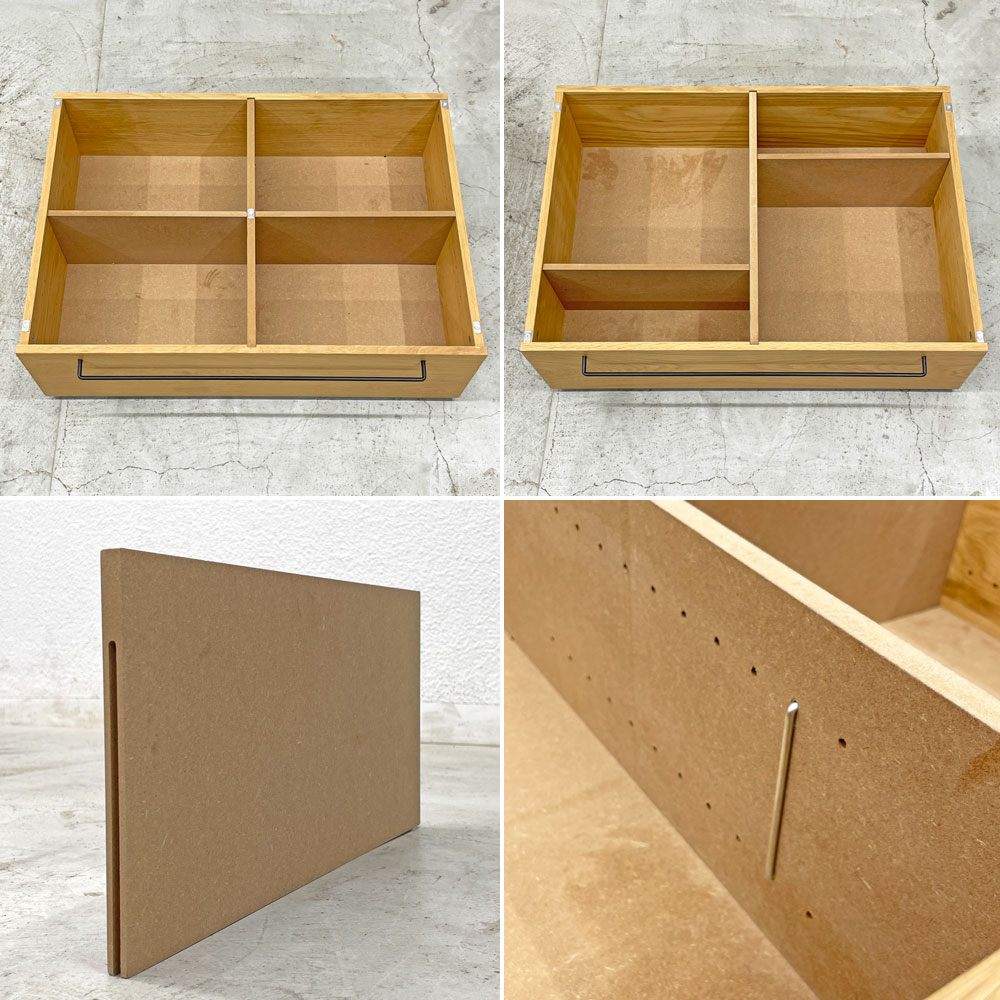 無印良品 MUJI 木製ベッドフレーム オーク材 シングル ベッド下収納 2ドロワー ナチュラルカラー 〓