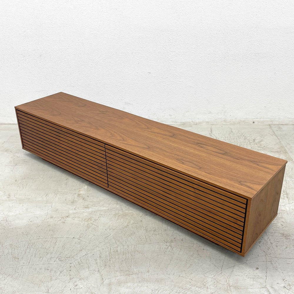 広松木工 hiromatsu ベラクレッパ VERA CREPA テレビボード AVボード W200cm ウォールナット スリット〓