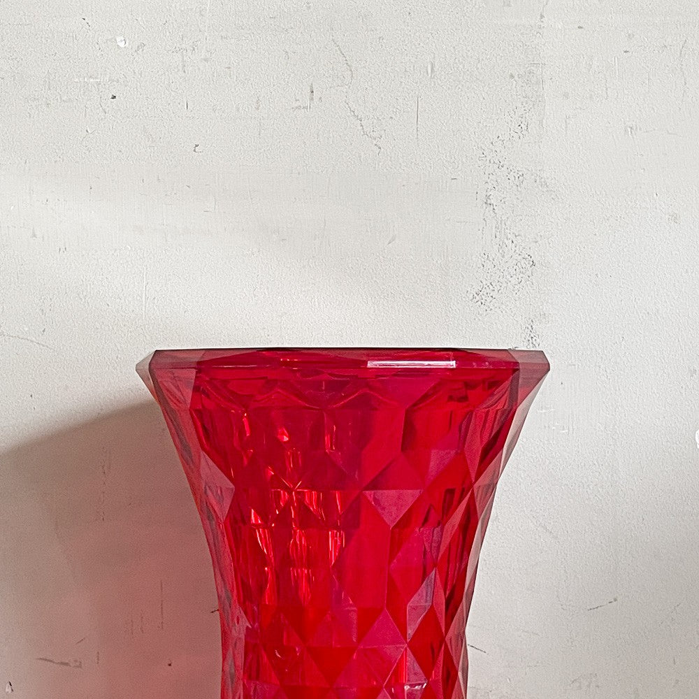カルテル Kartell ストーン STONE スツール サイドテーブル H46cm ポリカーボネート レッド マルセル・ワンダース イタリア ■