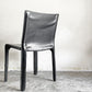カッシーナ Cassina キャブチェア 412 CAB CHAIR アームレス 本革 ブラック マリオ・ベリーニ MoMA イタリアンモダン A ■