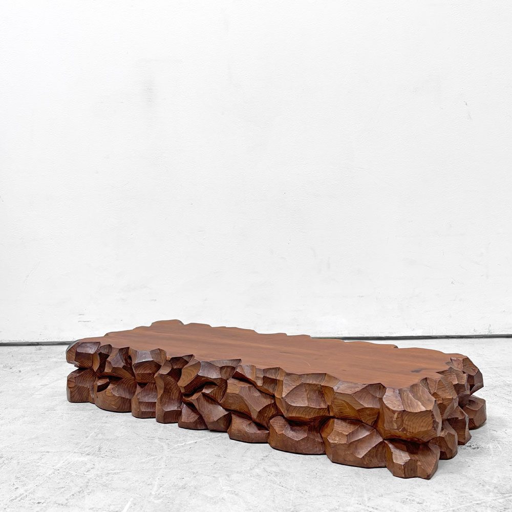 盆栽台 フラワースタンド 花台 木製 54cm ジャパニーズモダン ●