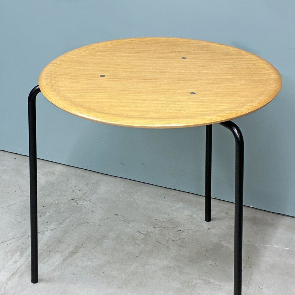 エンゲルブレヒト Engelbrechts ケヴィ KEVI 2010 ダイニングテーブル オーク材 プライウッド カフェテーブル 70cm 未使用品 ◎