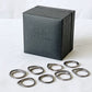 イオッセリアーニ IOSSELLIANI クラシックコレクション CLASSIC COLLECTION アルバ Alba 8連リング スタックリング パズルリング シルバー925 約13号 ◇