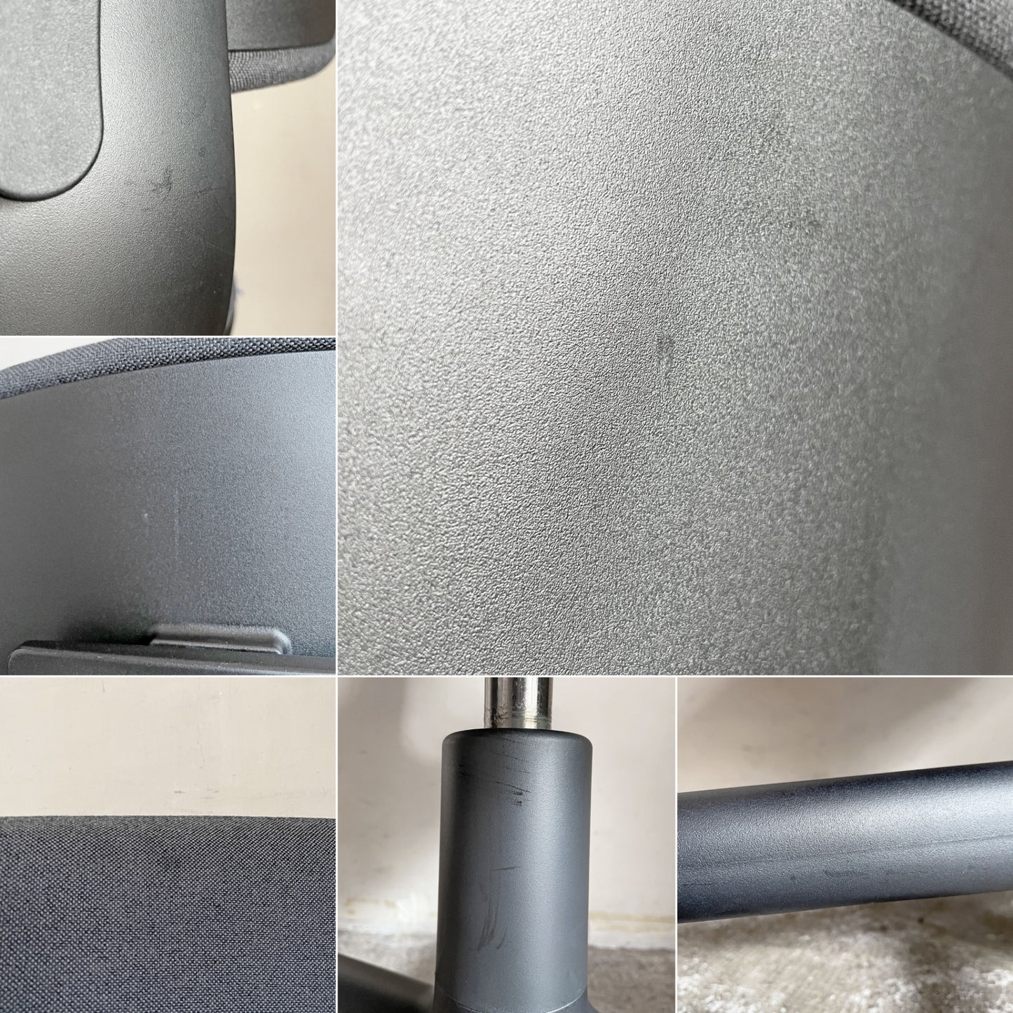 ヴィトラ vitra ルーキー Rookie デスクチェア キャスターチェア コンスタンチン・グルチッチ ダークグレー系ファブリック 定価￥66,000- ■