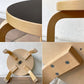 アルテック artek スツール Stool E60 4本脚 リノリウム チャコール 15 スコープ別注カラー 北欧家具 フィンランド ◇