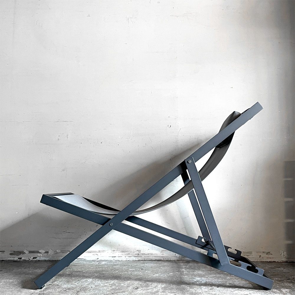 ランドノーム LandNorm ヘリーハンセンｘアクタス HELLY HANSEN×ACTUS ルナ デッキチェア LUNA DECKCHAIR フォールディングチェア チャコールグレー×ライトグレー アウトドア ■