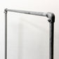 キークランプ KeeKlamp 単管パイプ ガス管 ハンガーラック パイプ シルバー H145.5cm インダストリアルデザイン 店舗什器 ●