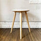 天童木工 Tendo リングスツール Ring Stool ビニールレザーシート オールマイティホワイト メープル材 加藤徳吉 定価￥39,600- ◎
