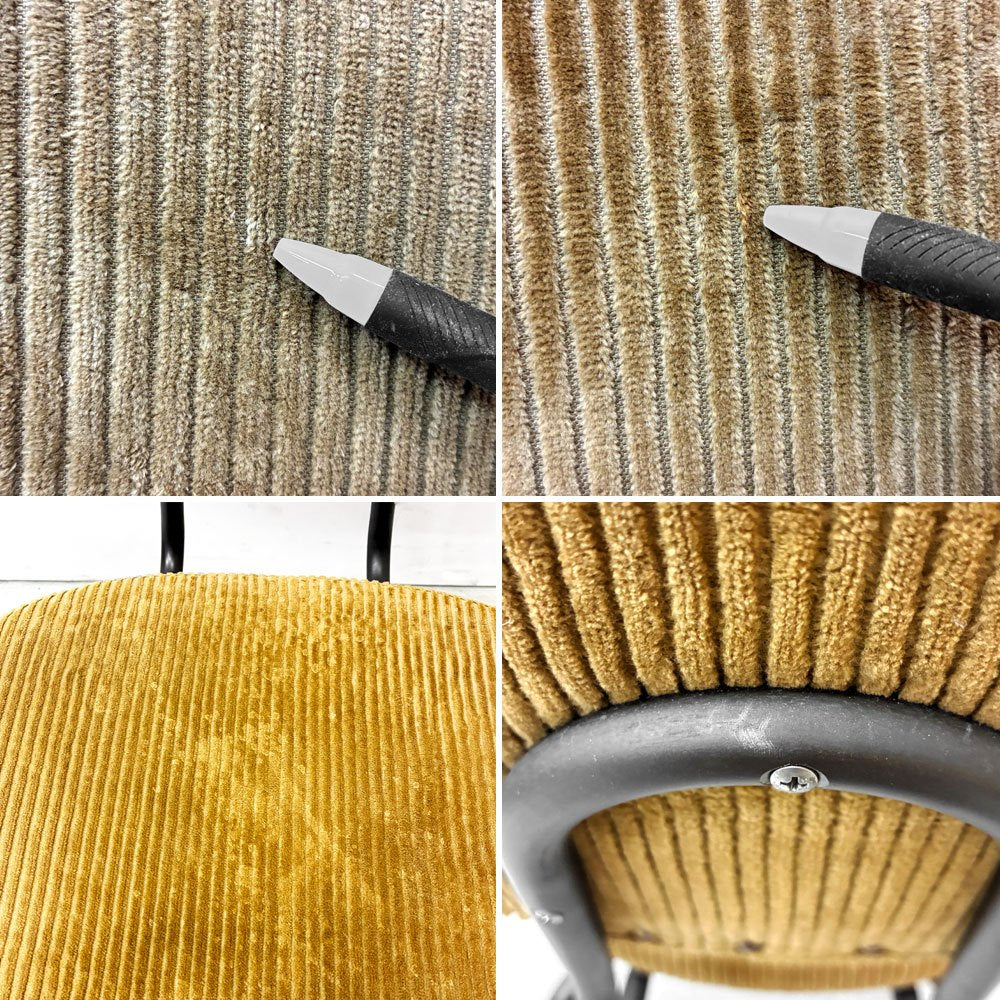 トラックファニチャー TRUCK FURNITURE スット ダイニングチェア SUTTO DINING CHAIR 張地 コーデュロイ×スチールフレーム インダストリアル 定価￥64,460- B ●