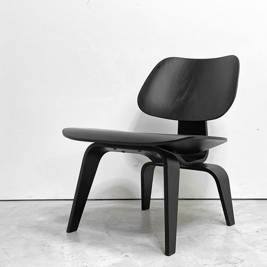 ハーマンミラー Herman Miller イームズ プライウッドチェア LCW エボニー ウッドレッグ C&R イームズ ミッドセンチュリー ●