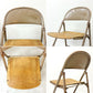 アメリカンシーティングカンパニー AMERICAN SEATING COMPANY フォールディングチェア プライウッド × スチール USビンテージ C ●