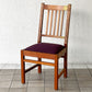 北の住まい設計社 KITANOSUMAISEKKEISHA ミッションチェア Mission chair アームレスチェア ダイニングチェア 張座 ファブリック張替済み チェリー無垢材 廃番◇