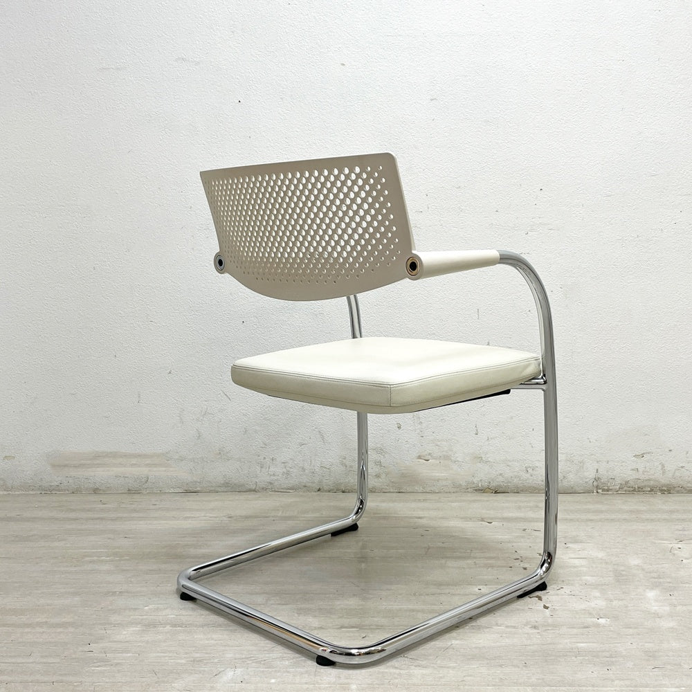 ヴィトラ vitra ビザビ2 Visavis2 アームチェア デスクチェア カンティレバー スタッキング不可仕様 アントニオ・チッテリオ A ●