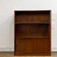 ハーバート E. ギブス HERBERT E. GIBBS FURNITURE チーク材キャビネット 飾り棚 本棚 ガラス欠品 UKビンテージ ◎