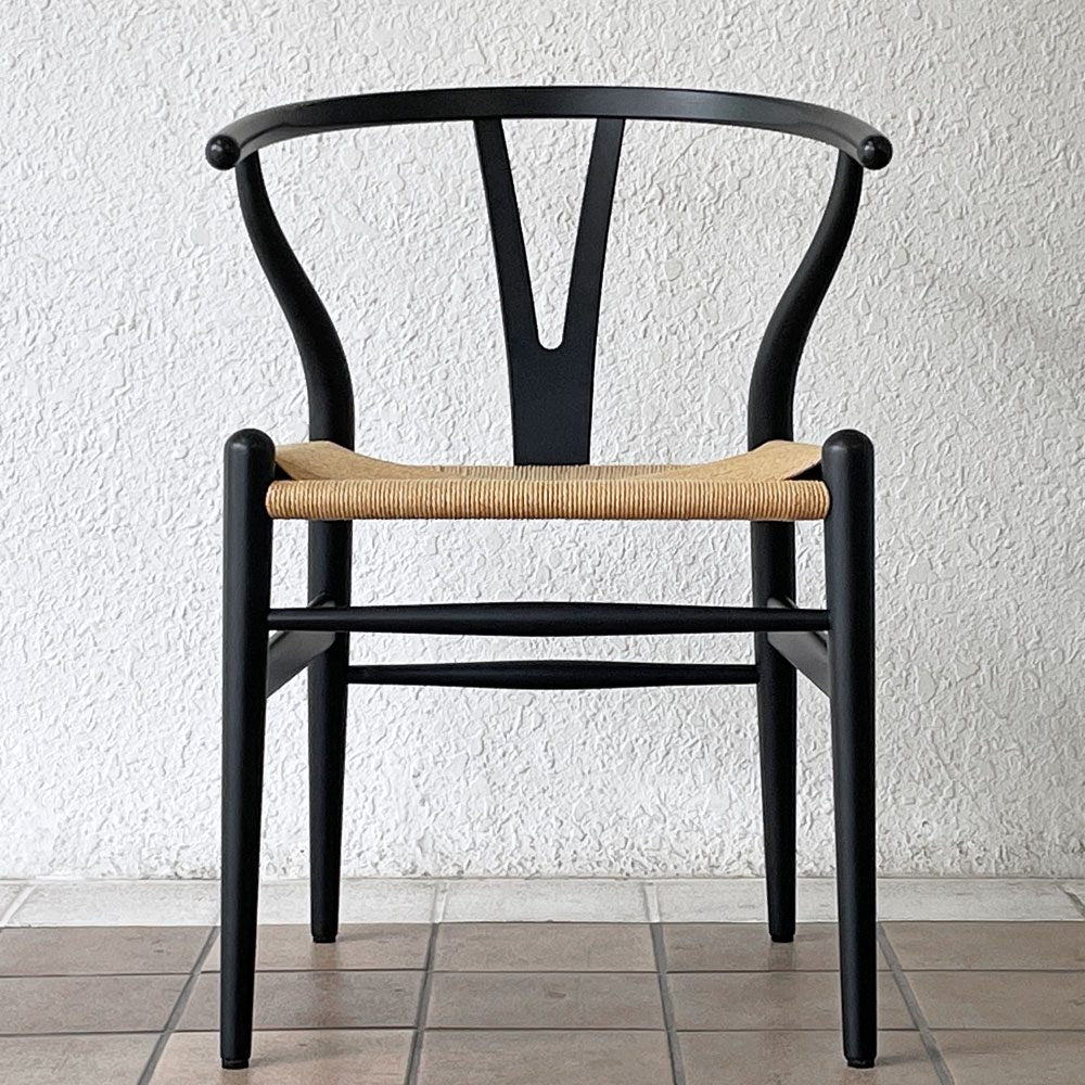 カールハンセン&サン Carl Hansen&Son Yチェア CH24 ハンス J. ウェグナー ビーチ材 ブラックラッカー 北欧家具 デンマーク  ◇