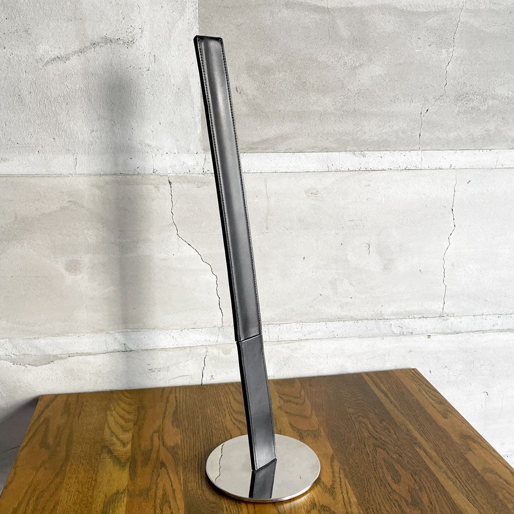 カッシーナイクスシー CASSINA ixc. シューホーン Shoehorn 靴べら 本革 レザー ブラック ステンレス グエナエル・ニコラ ♪