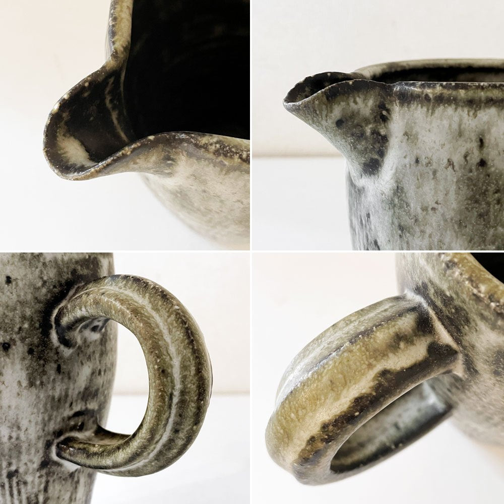 小野哲平 Teppei Ono 薪窯 ピッチャー 陶製ジャグ H16.5cm 現代作家 定価￥27,500- ◎