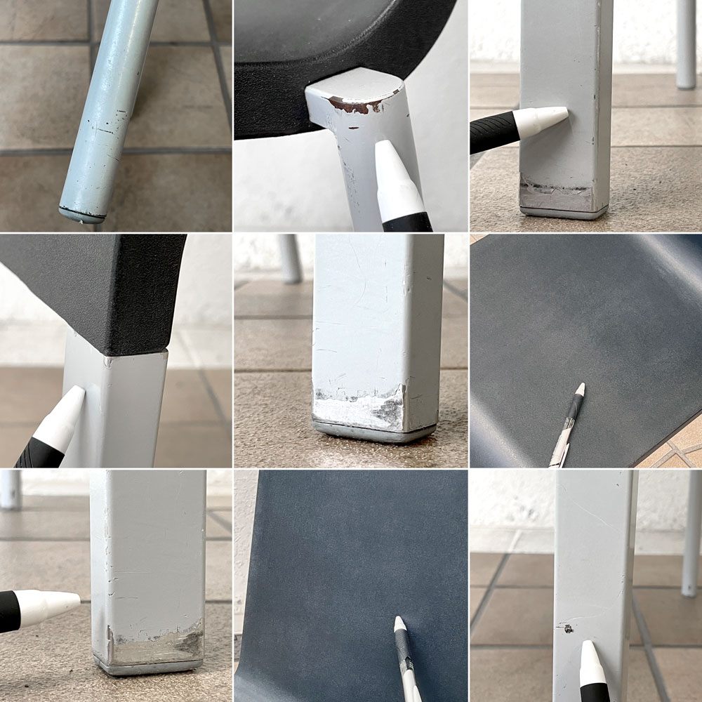 ヴィトラ vitra. ゼロスリー .03 ダイニングチェア ノンスタッキングチェア マールテン・ヴァン・セーヴェレン Maarten Van Severen ブラック A ◇