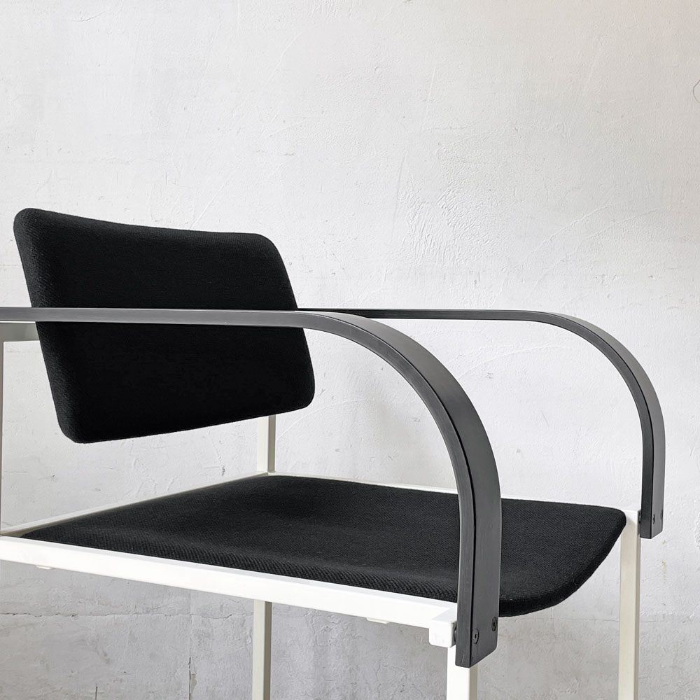 パストー Pastoe FM80 Chair アームチェア Pierre Mazairac & Karel Boonzaadjer オランダビンテージ ポストモダン 張替済み ★