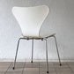 フリッツハンセン Fritz Hansen 3107 セブンチェア ラッカー ホワイト スタッキング アルネ・ヤコブセン デンマーク 北欧家具 A ◇