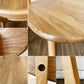 リセノ Re:CENO リバー RIVER Dining Chair ダイニングチェア オーク無垢材 ウレタン塗装 ナチュラルデザイン 定価￥19,900- B ◎