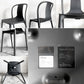 ヴィトラ Vitra ベルヴィルチェア Belleville Chair ダイニングチェア スタッキングチェア ディープブラック ロナン & エルワン・ブルレック B ■