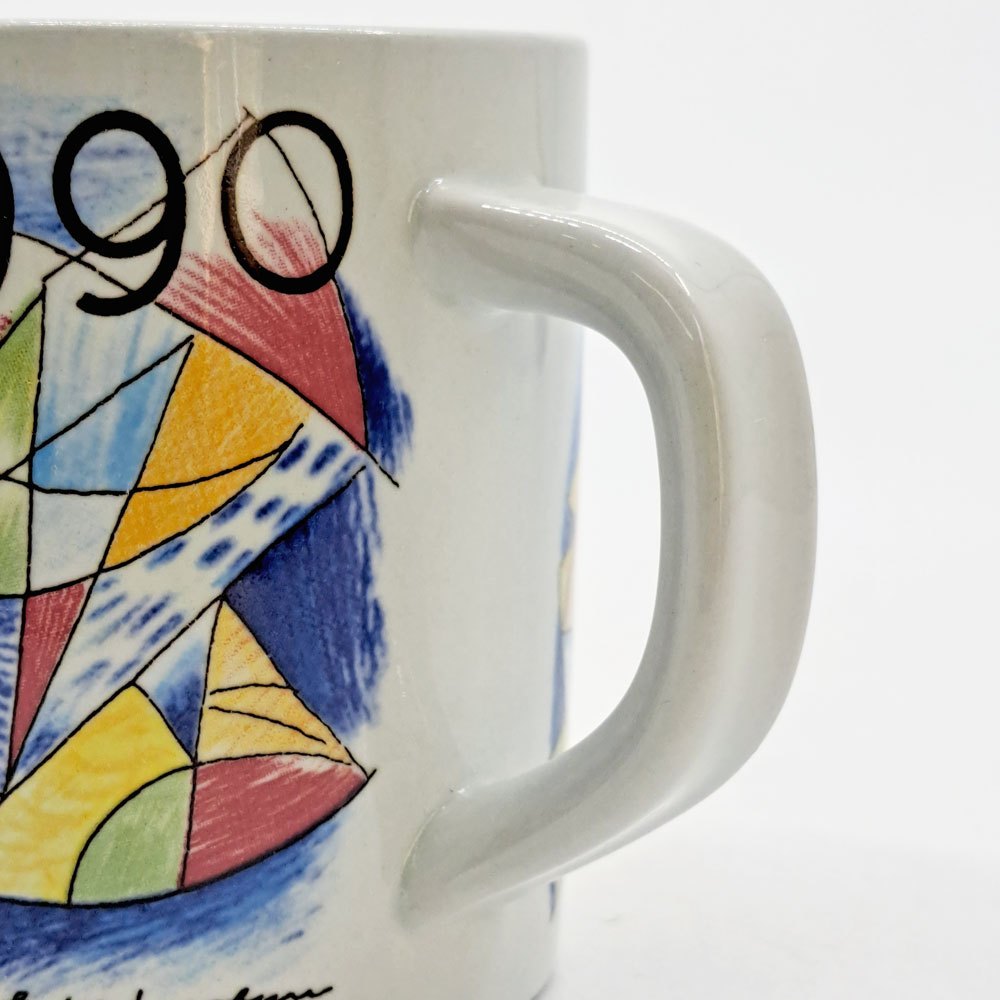 ロイヤルコペンハーゲン ROYAL COPENHAGEN イヤーマグ year mug アニュアルマグ Sサイズ 1990年 北欧ビンテージ デンマーク ●