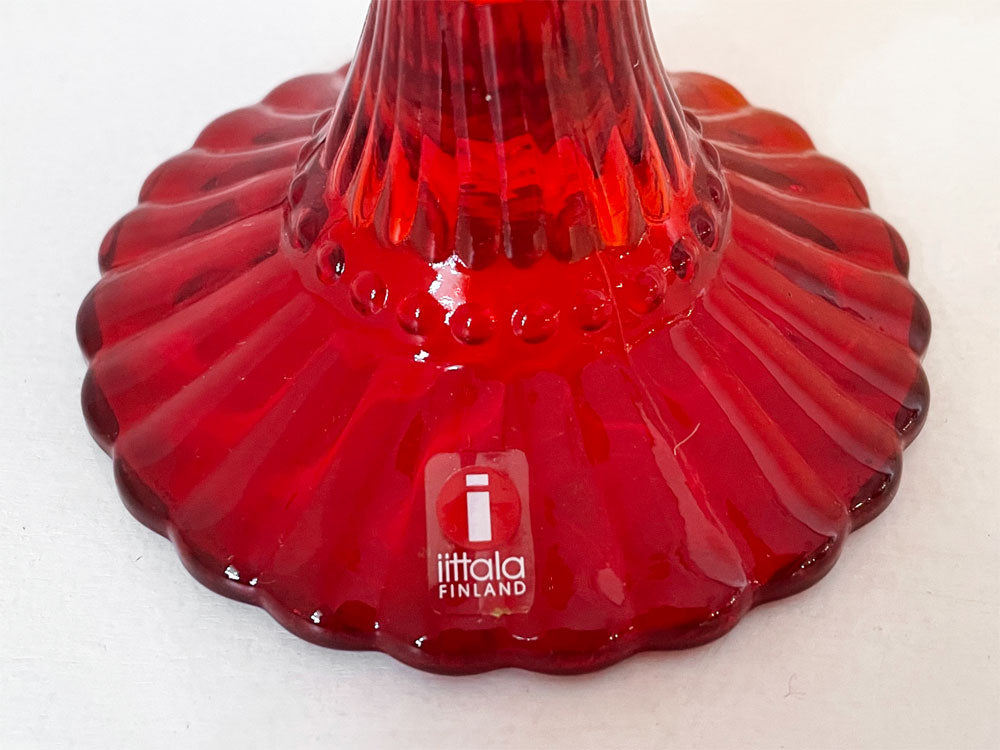 イッタラ iittala マリメッコ marimekko マリスコーリ Mariskooli マリボウル レッド ラージサイズ H15cm シルクステッカー フィンランド 北欧雑貨 ◎