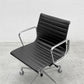 ハーマンミラー Herman Miller イームズアルミナムグループチェア マネージメントチェア アルミバフベース ガス圧昇降 5本脚 キャスター 本革 〓