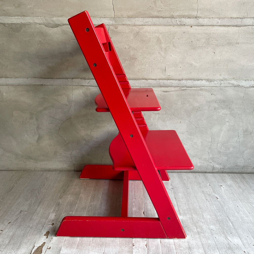 ストッケ STOKKE トリップトラップ TRIPP TRAPP ベビーチェア キッズチェア レッド S/N3～ ノルウェー 北欧家具 ♪