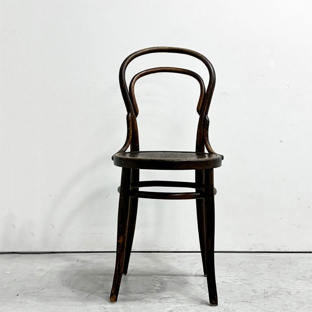 ビンテージ ベントウッドチェア Vintage Bent wood 曲木椅子 サイドチェア ダイニングチェア カフェ ヨーロピアンビンテージ ●