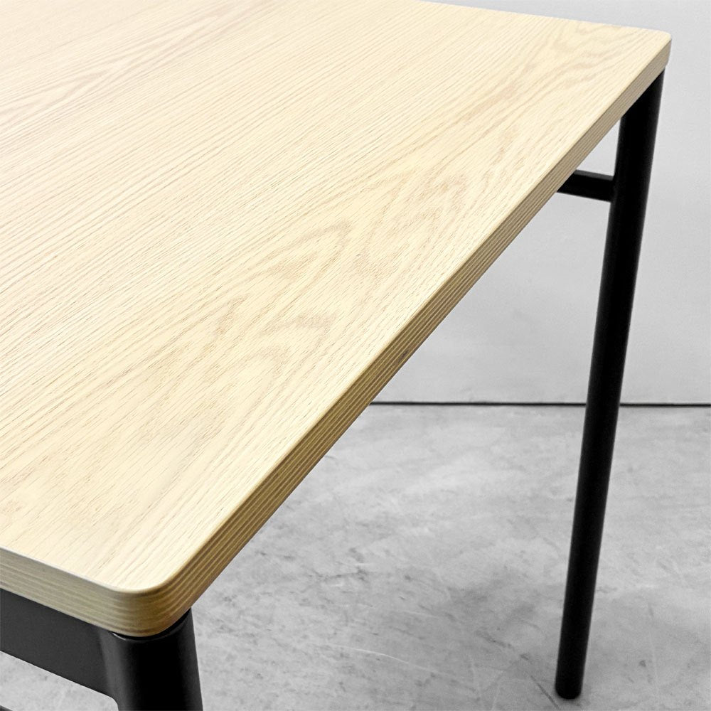 マスターウォール MASTERWAL レ・フォルメ Les Formes ブルエ BLEUET ダイニングテーブル ウッドトップ スチールレッグ w80cm 佐々木 章行 廃番 外箱付き 未使用保管品 ●