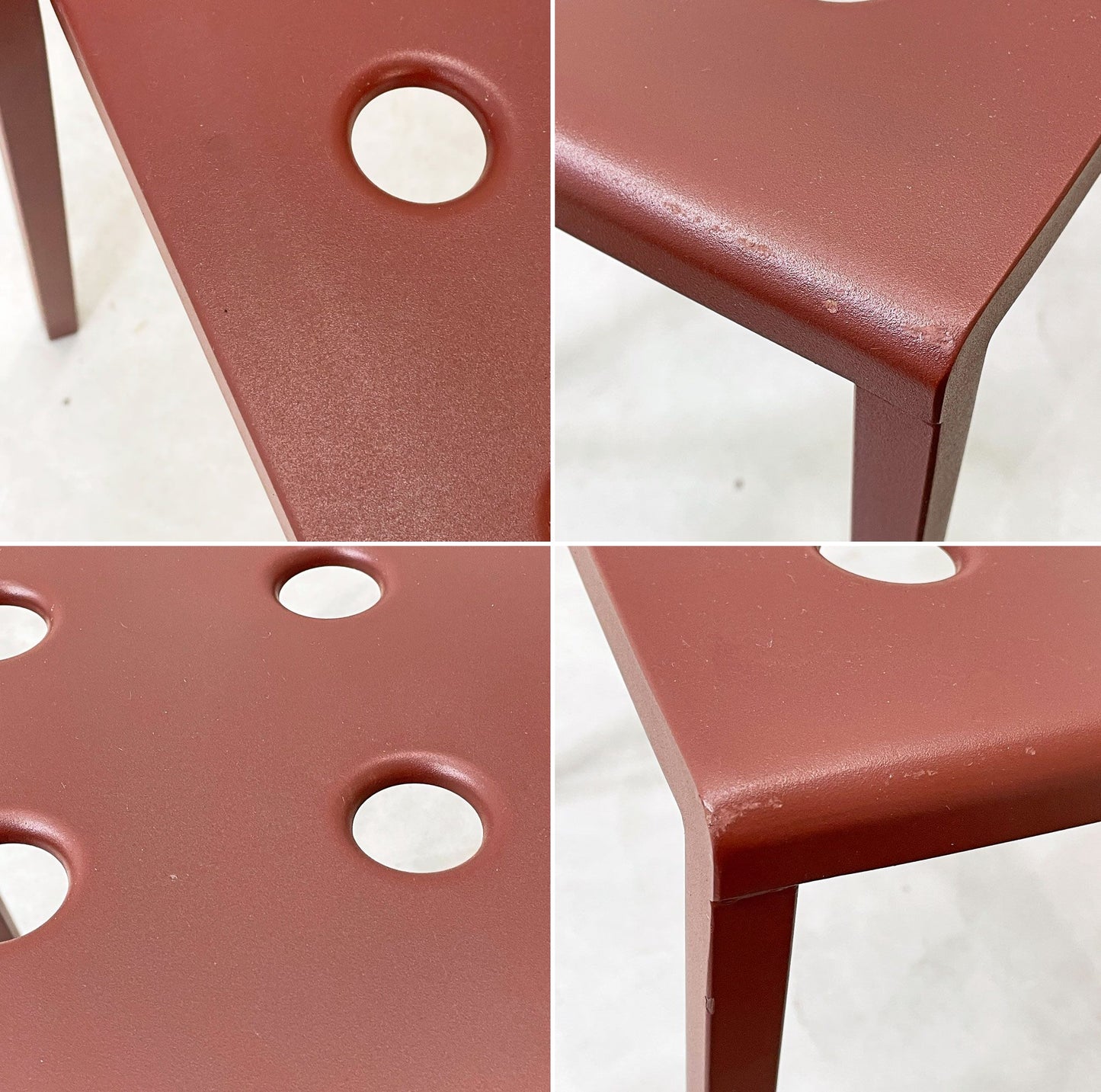 ヘイ HAY バルコニーチェア BALCONY CHAIR ダイニングチェア ガーデンチェア アイアンレッド ロナン＆エルワン・ブルレック 北欧 デンマーク B ●